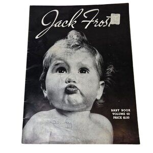 Jack Frost Baby Book Knitting Crochet Patterns Volume 60 Blankets Clothes 1961
